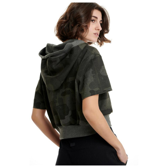 Bodytalk Γυναικείο κοντομάνικο φούτερ Crop